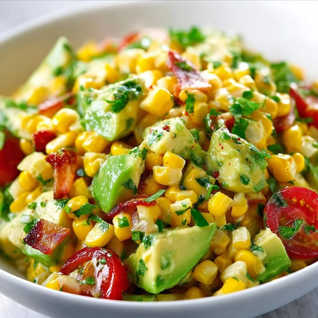 Avocado Corn Salad 2 Avocado Corn Salad
