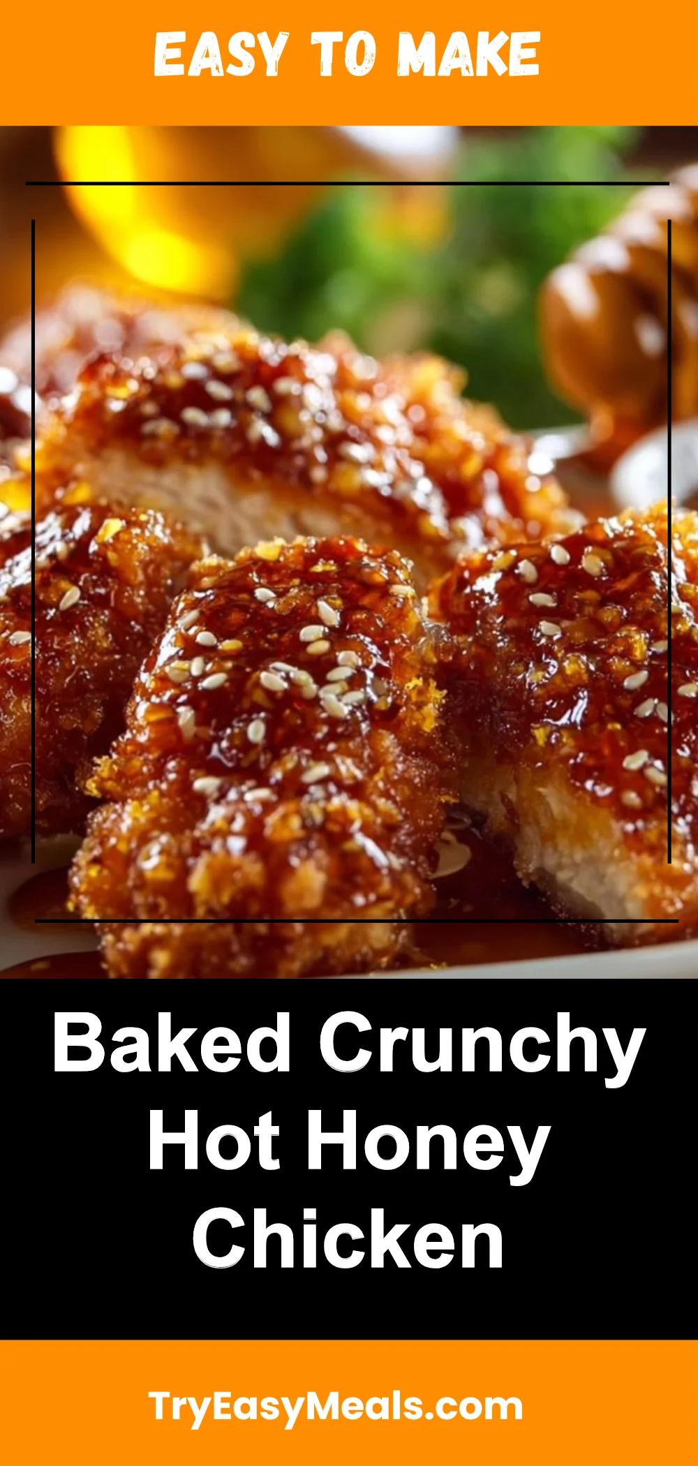 Baked Crunchy Hot Honey Chicken 1 Baked Crunchy Hot Honey Chicken