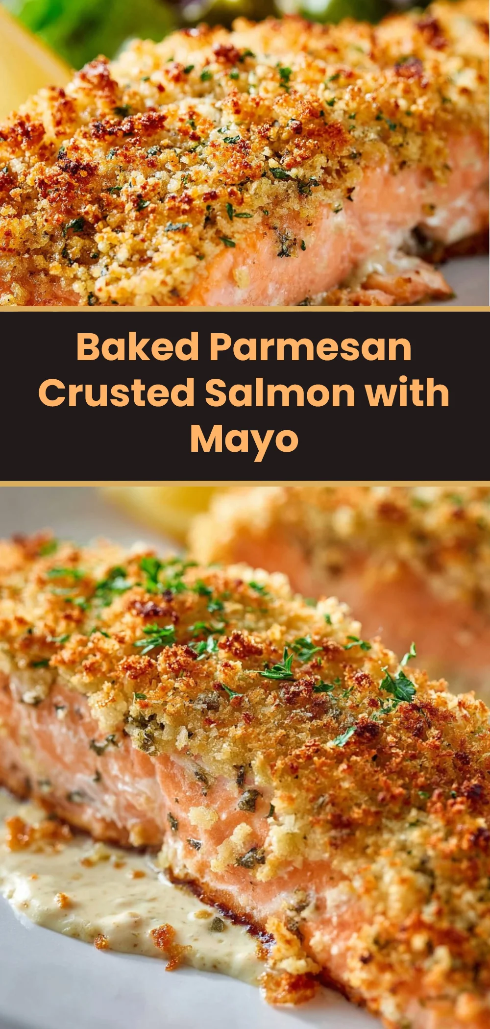 Baked Parmesan Crusted Salmon with Mayo 1 Baked Parmesan Crusted Salmon with Mayo
