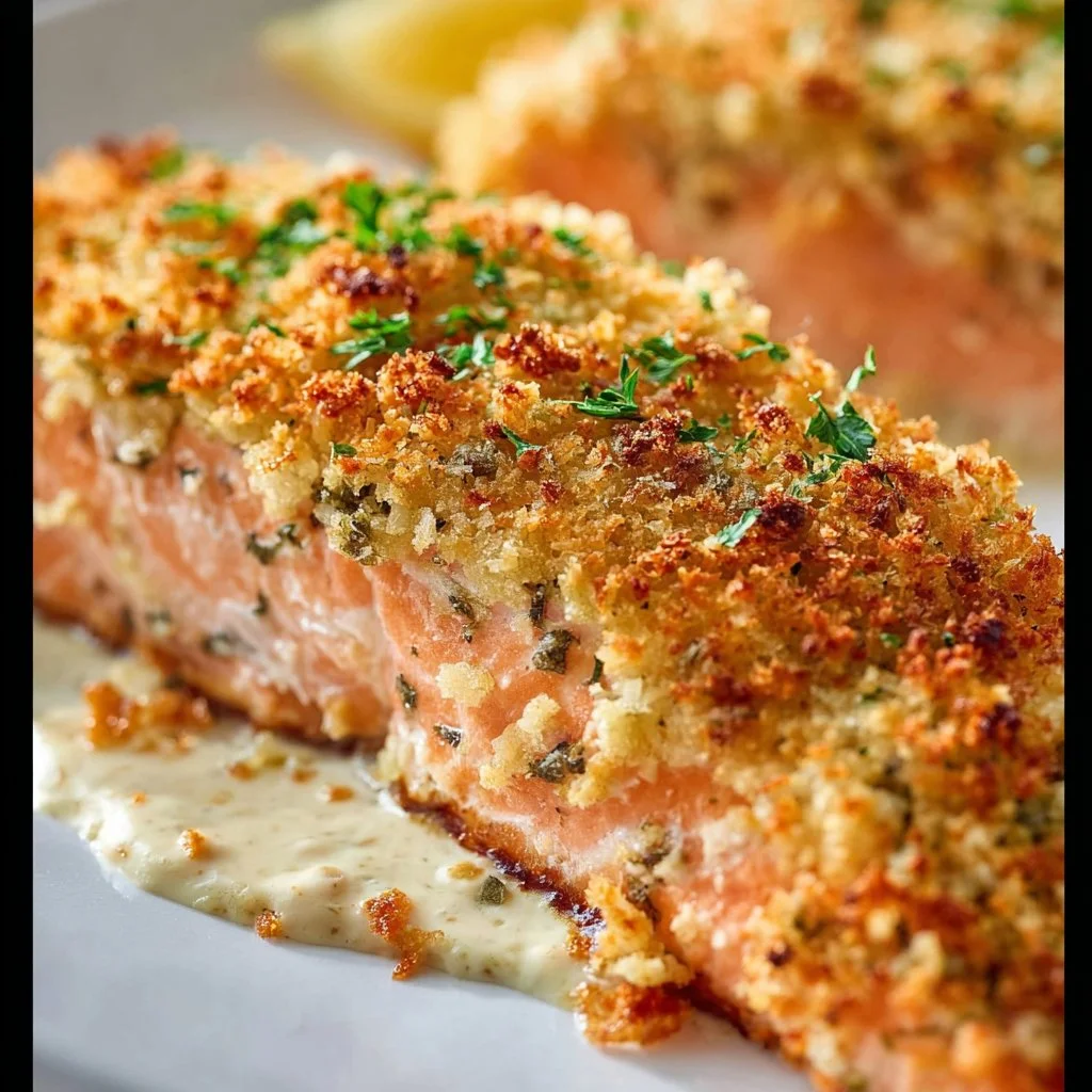 Baked Parmesan Crusted Salmon with Mayo 2 Baked Parmesan Crusted Salmon with Mayo