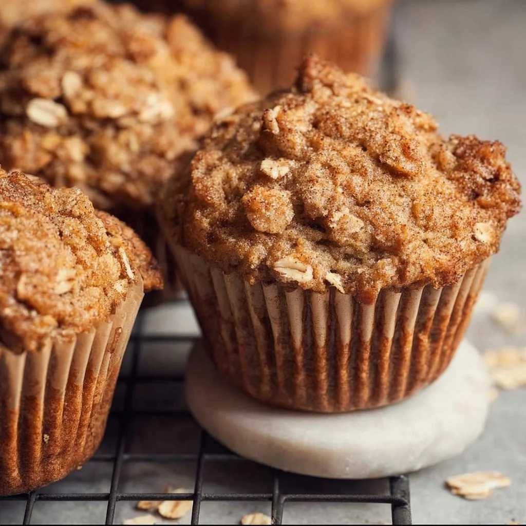 Banana Oatmeal Muffins 2 Banana Oatmeal Muffins