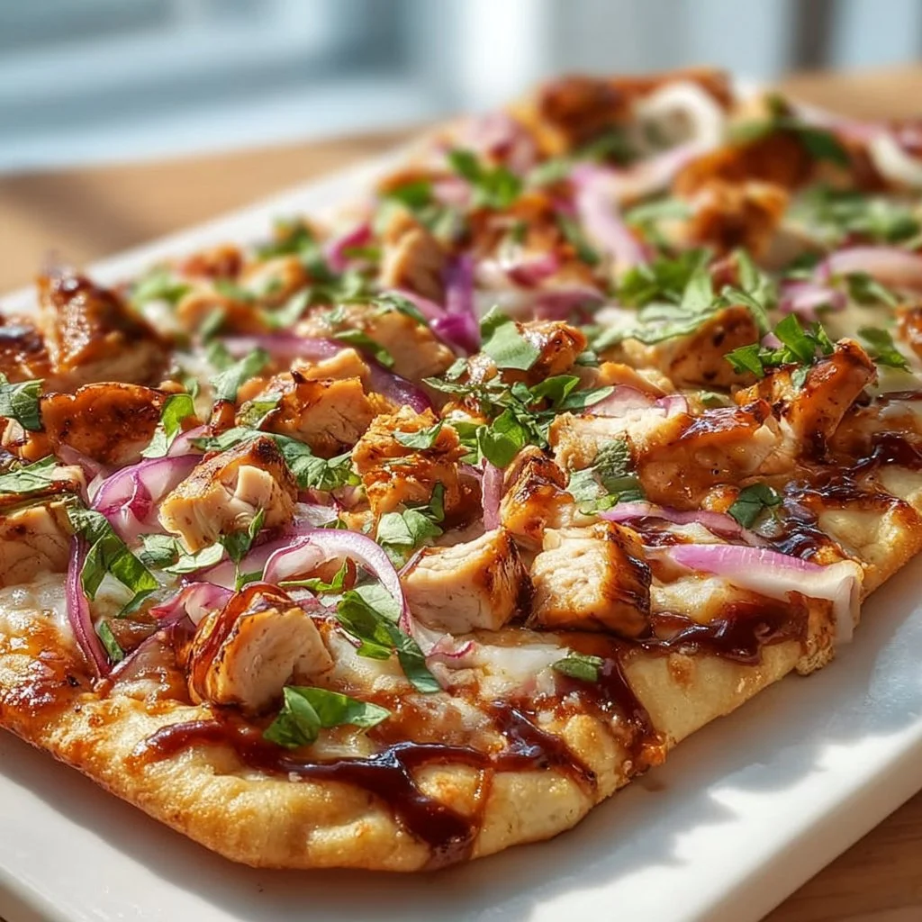 BBQ Chicken Flatbread Pizza 2 BBQ Chicken Flatbread Pizza: A Flavorful Delight Awaits!