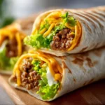 Delicious Big Mac Wraps served with fresh ingredients and Big Mac sauce
