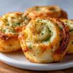 Cheesy garlic butter rollups baked to perfection, golden and delicious.