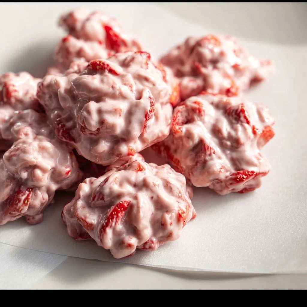 Chocolate Strawberry Yogurt Clusters packed with flavor and nutrition