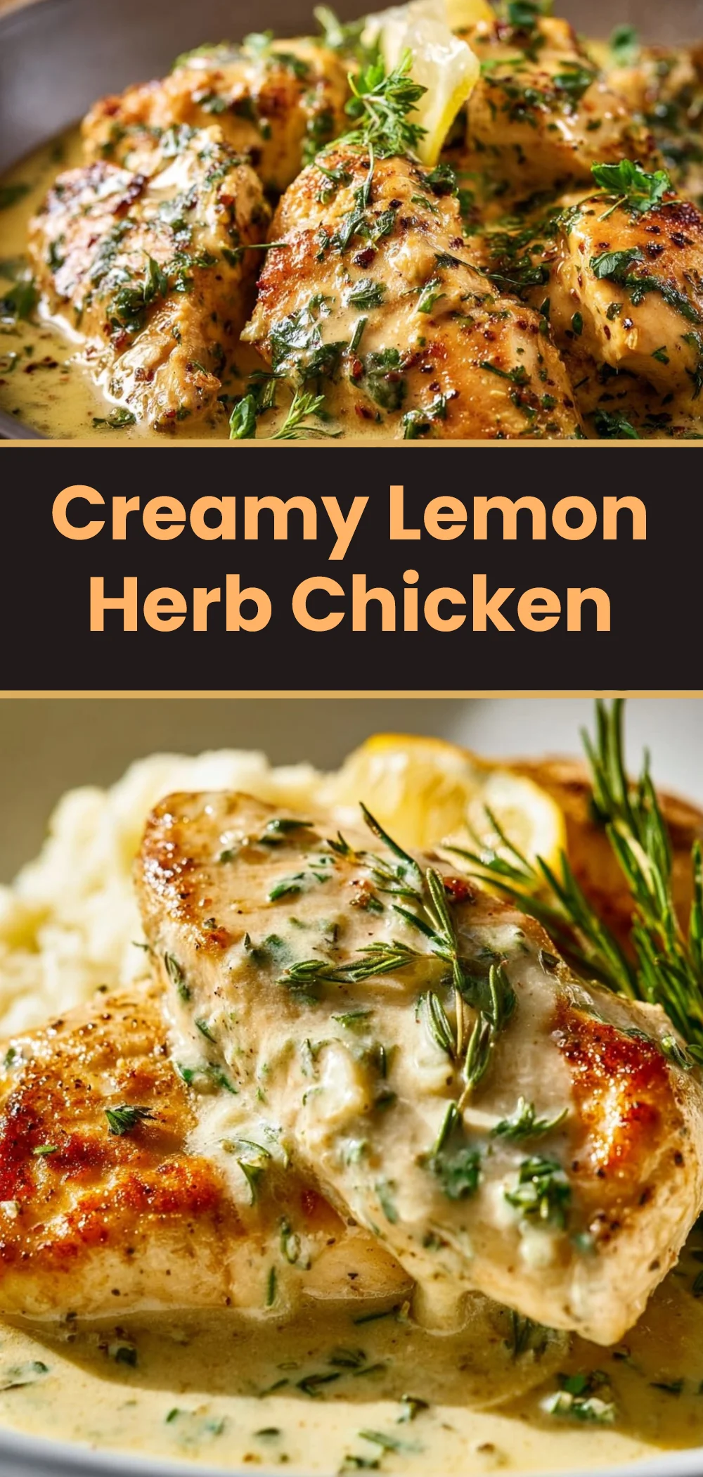 Creamy Lemon Herb Chicken 1 Creamy Lemon Herb Chicken