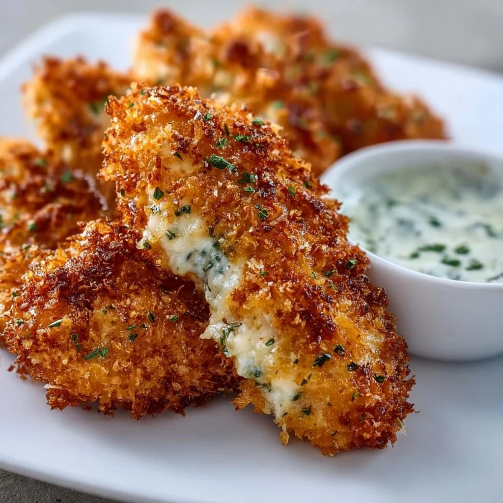 Crispy Panko Ranch Chicken Tenders 2 Crispy Panko Ranch Chicken Tenders