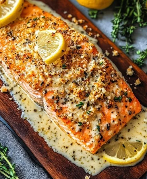Crispy Parmesan Crusted Baked Salmon 2 Crispy Parmesan Crusted Baked Salmon