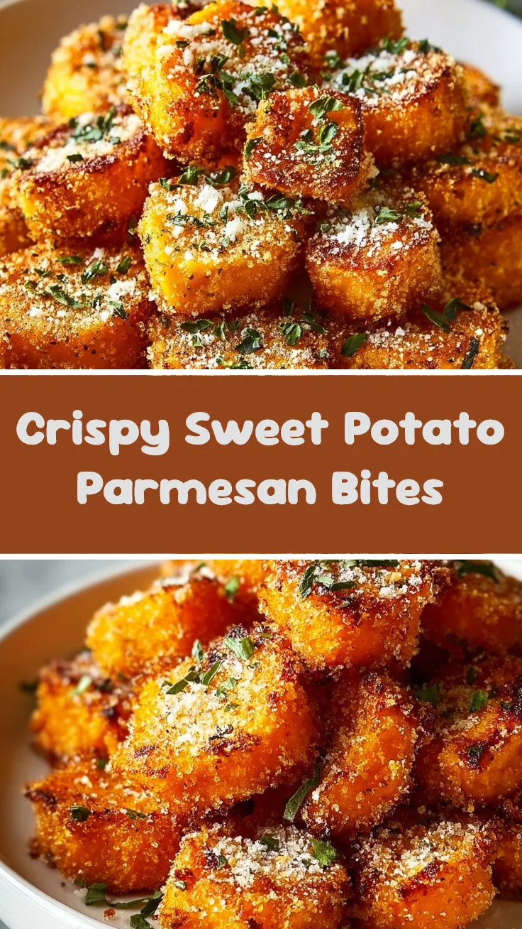 Crispy Sweet Potato Parmesan Bites 1 Crispy Sweet Potato Parmesan Bites
