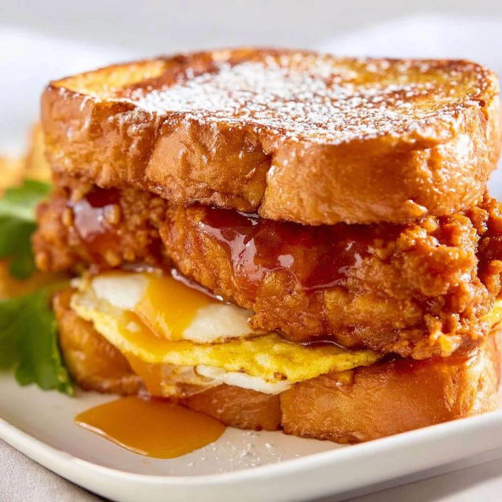 French Toast Fried Chicken Sandwich 2 French Toast Fried Chicken Sandwich
