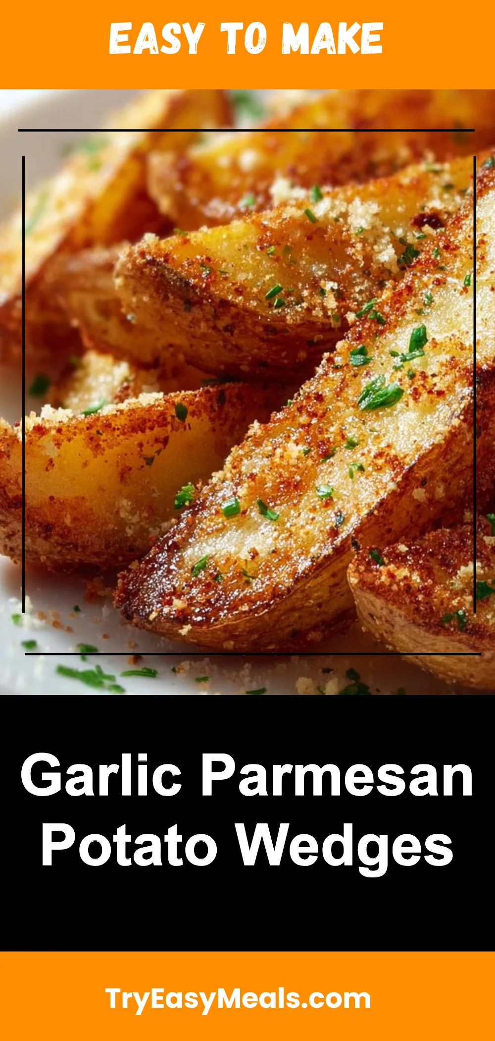 Garlic Parmesan Potato Wedges 1 Garlic Parmesan Potato Wedges