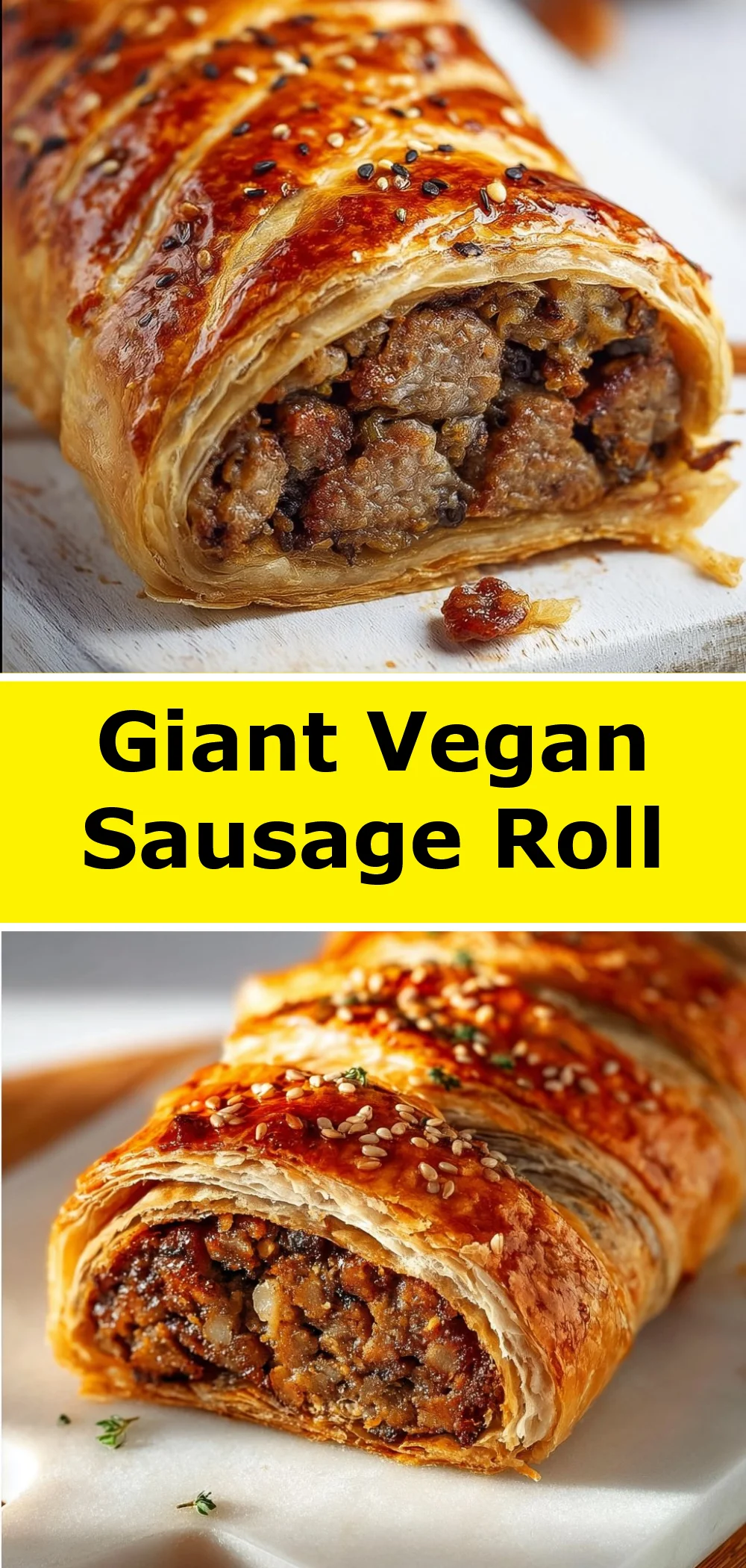 Giant Vegan Sausage Roll 1 Giant Vegan Sausage Roll