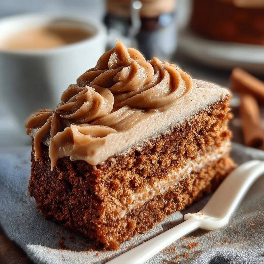 Delicious homemade gingerbread cake served on a festive plate.
