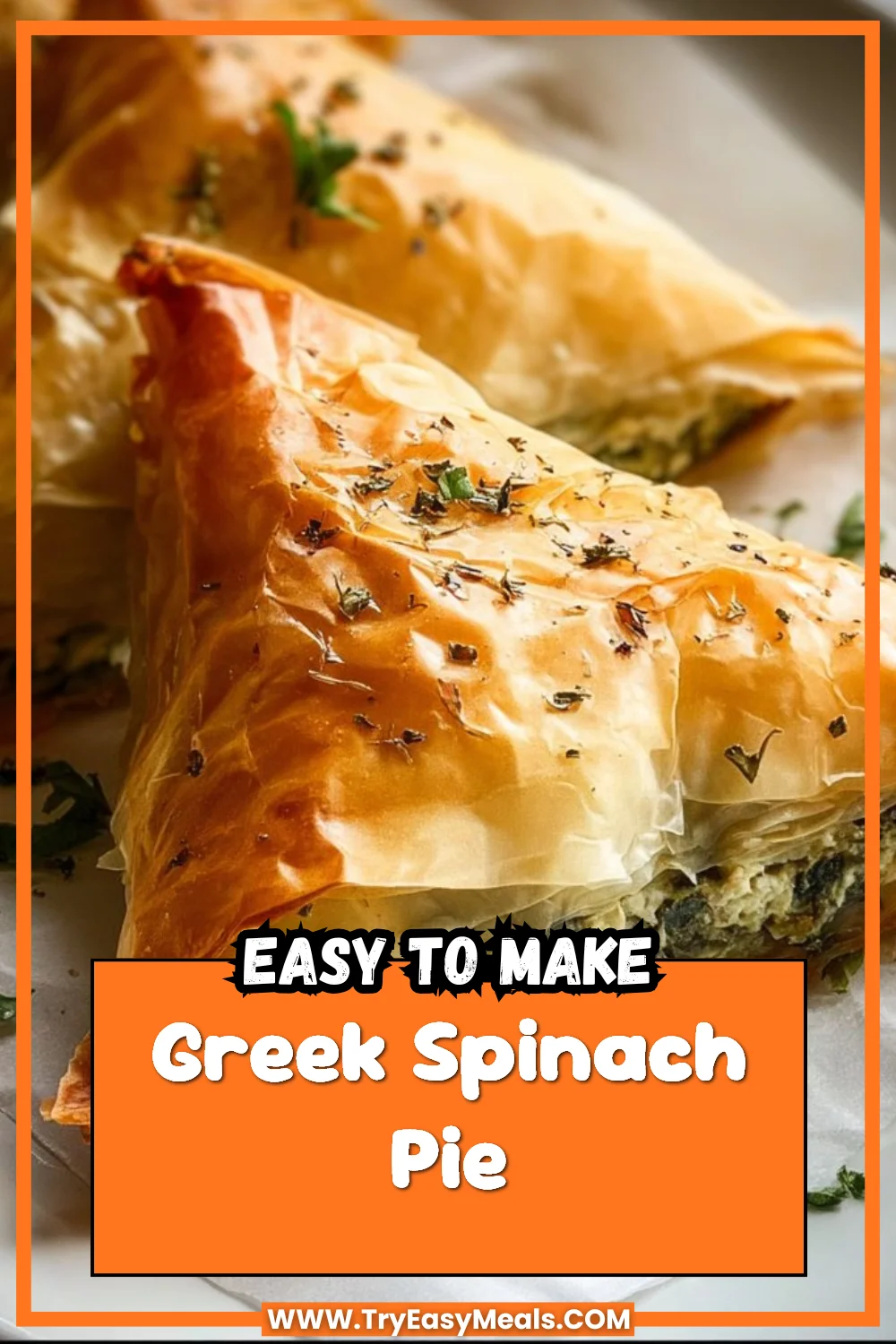 Greek Spinach Pie 1 Greek Spinach Pie