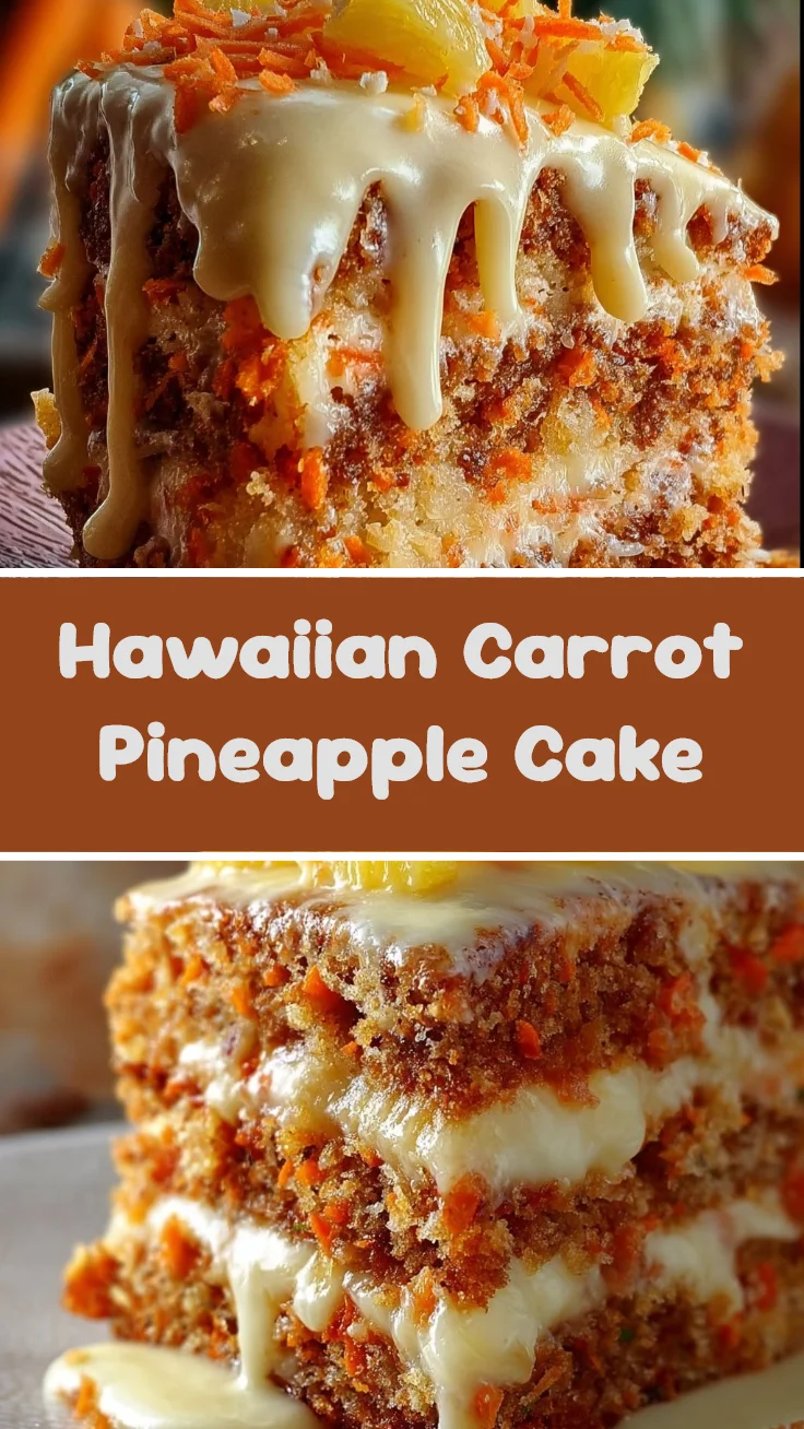 Hawaiian Carrot Pineapple Cake 1 Hawaiian Carrot Pineapple Cake