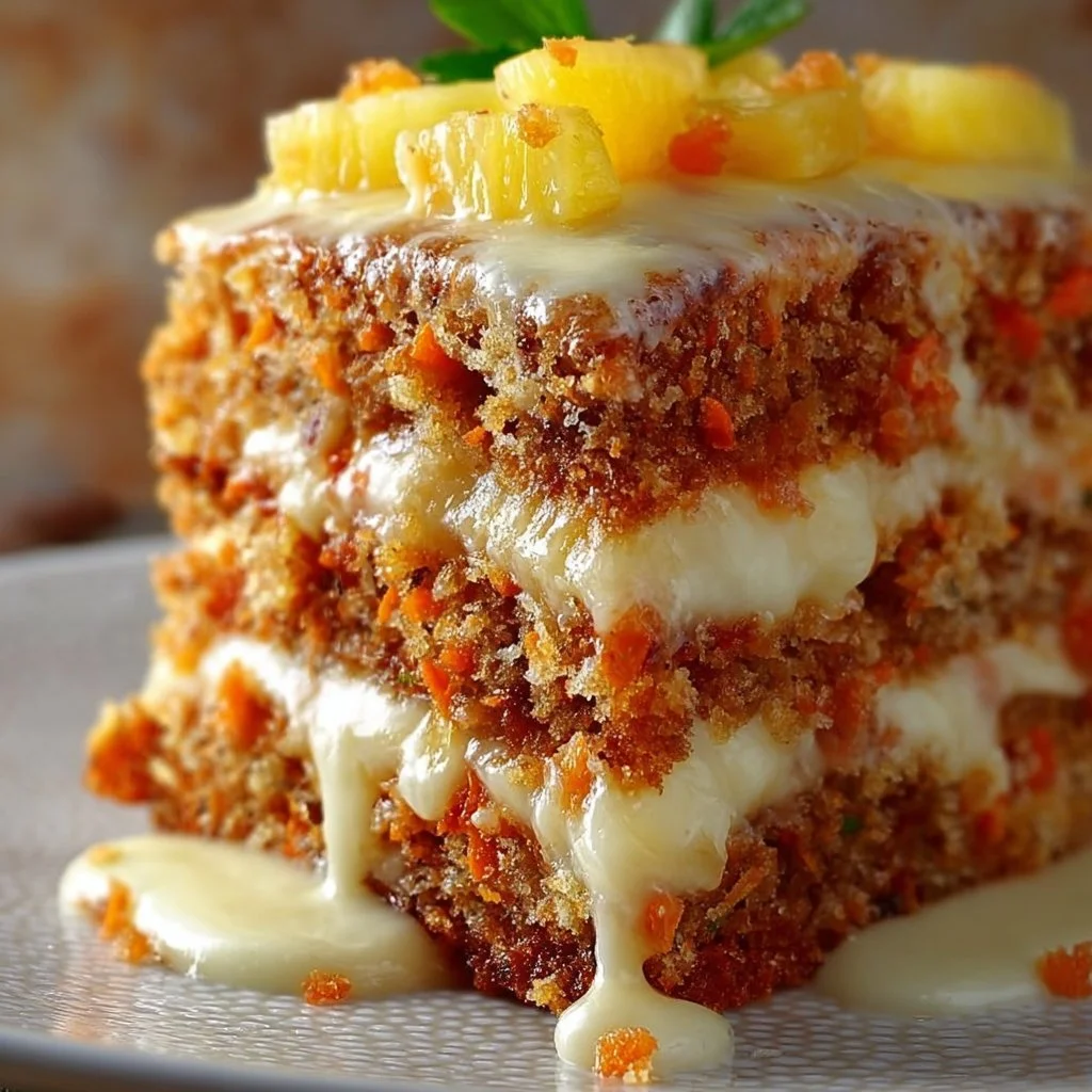 Hawaiian Carrot Pineapple Cake 2 Hawaiian Carrot Pineapple Cake – Dessert