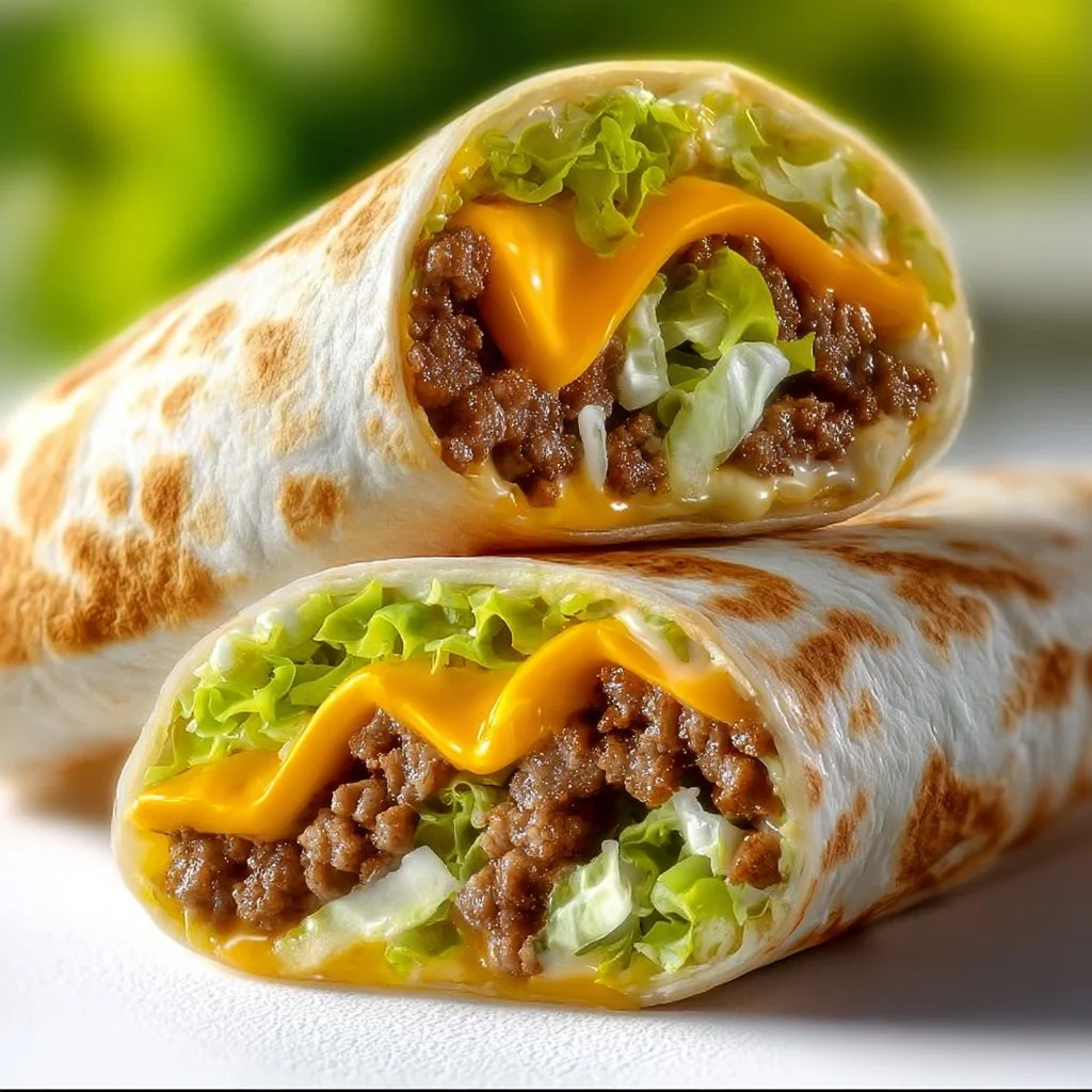 Healthy Big Mac wraps with fresh ingredients and lean protein