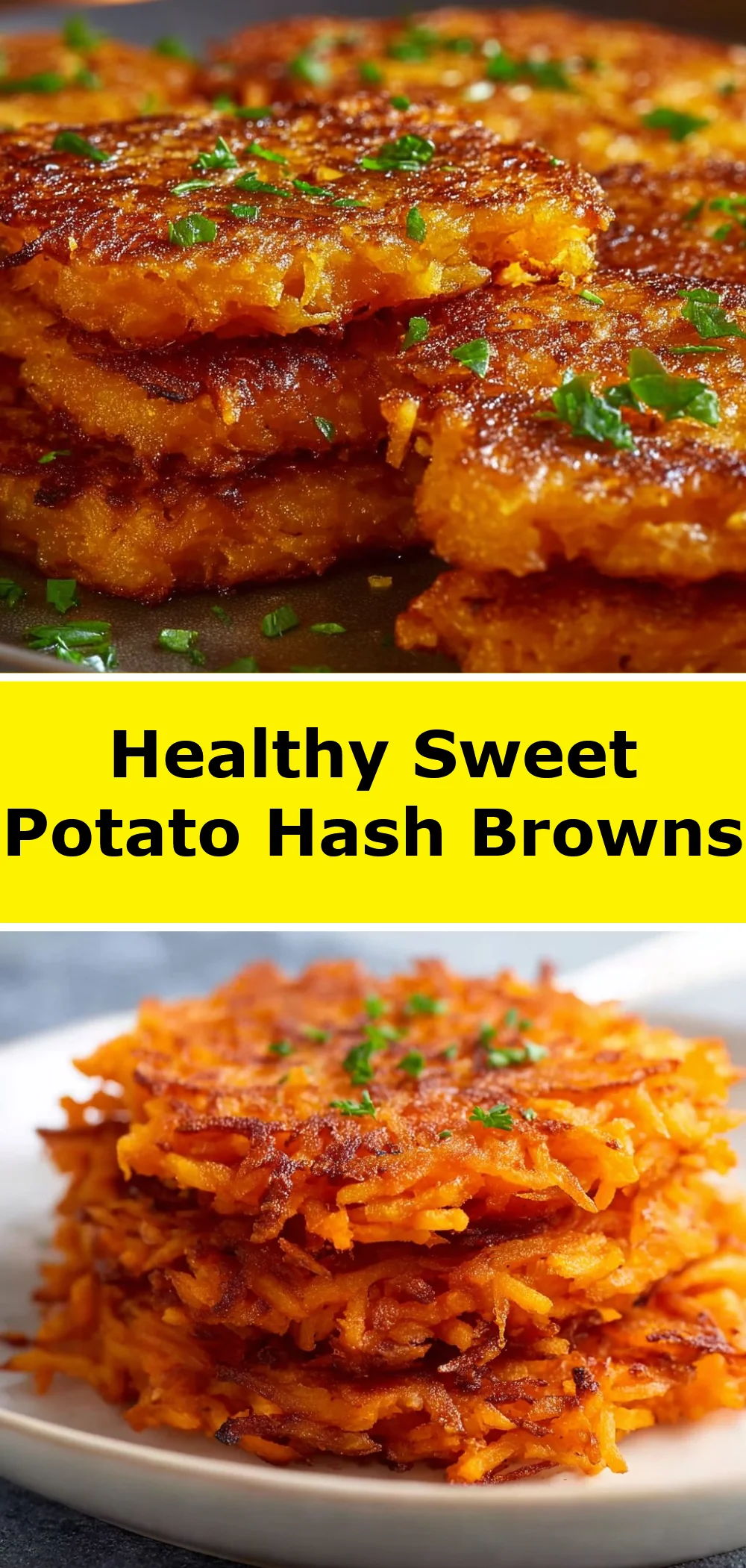 Healthy Sweet Potato Hash Browns 1 Healthy Sweet Potato Hash Browns