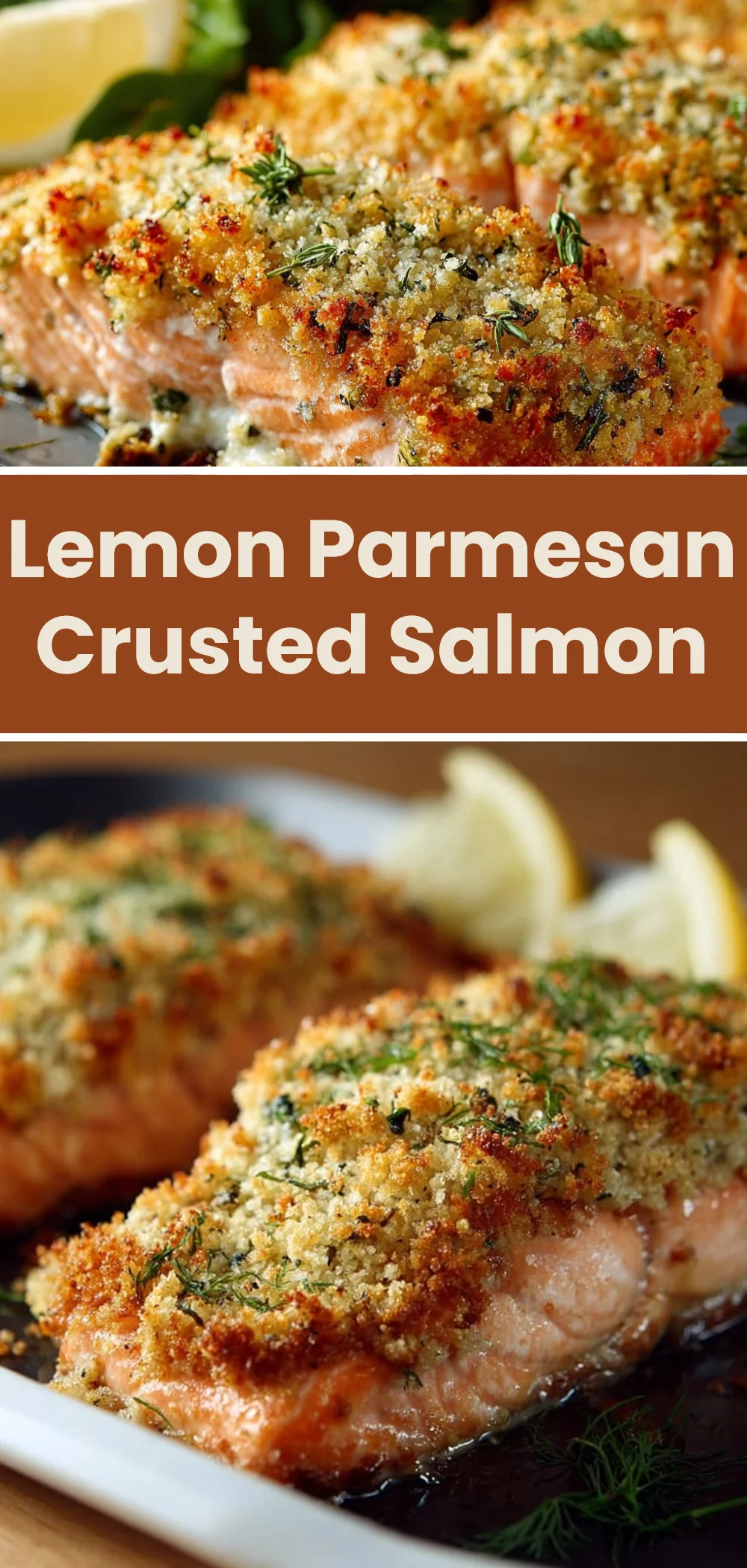 Lemon Parmesan Crusted Salmon 1 Lemon Parmesan Crusted Salmon
