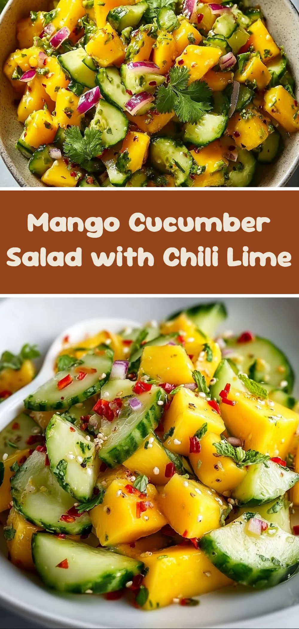 Mango Cucumber Salad with Chili Lime 1 Mango Cucumber Salad with Chili Lime