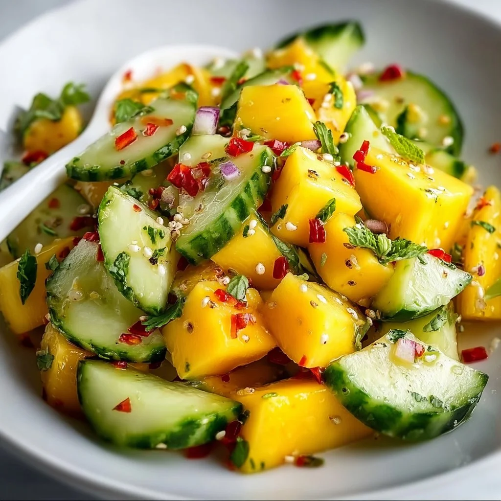 Mango Cucumber Salad with Chili Lime 2 Mango Cucumber Salad with Chili Lime for Bright Summer Days