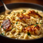 Marry Me Chicken Orzo 4 Delicious Marry Me Chicken Orzo dish served in a bowl