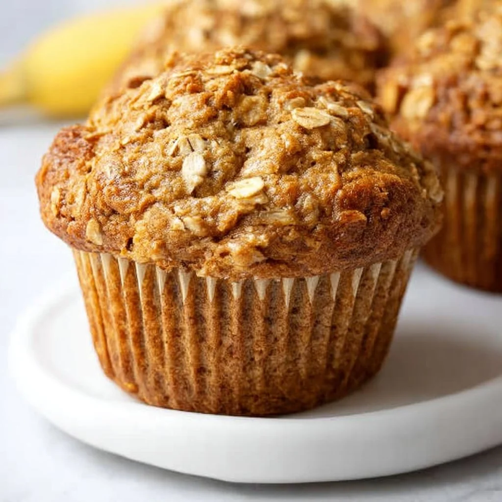 Oatmeal Banana Muffins 2 Oatmeal Banana Muffins Recipe