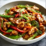 One-Pan Teriyaki Chicken Stir Fry 4 One-Pan Teriyaki Chicken Stir Fry with colorful vegetables and sauce