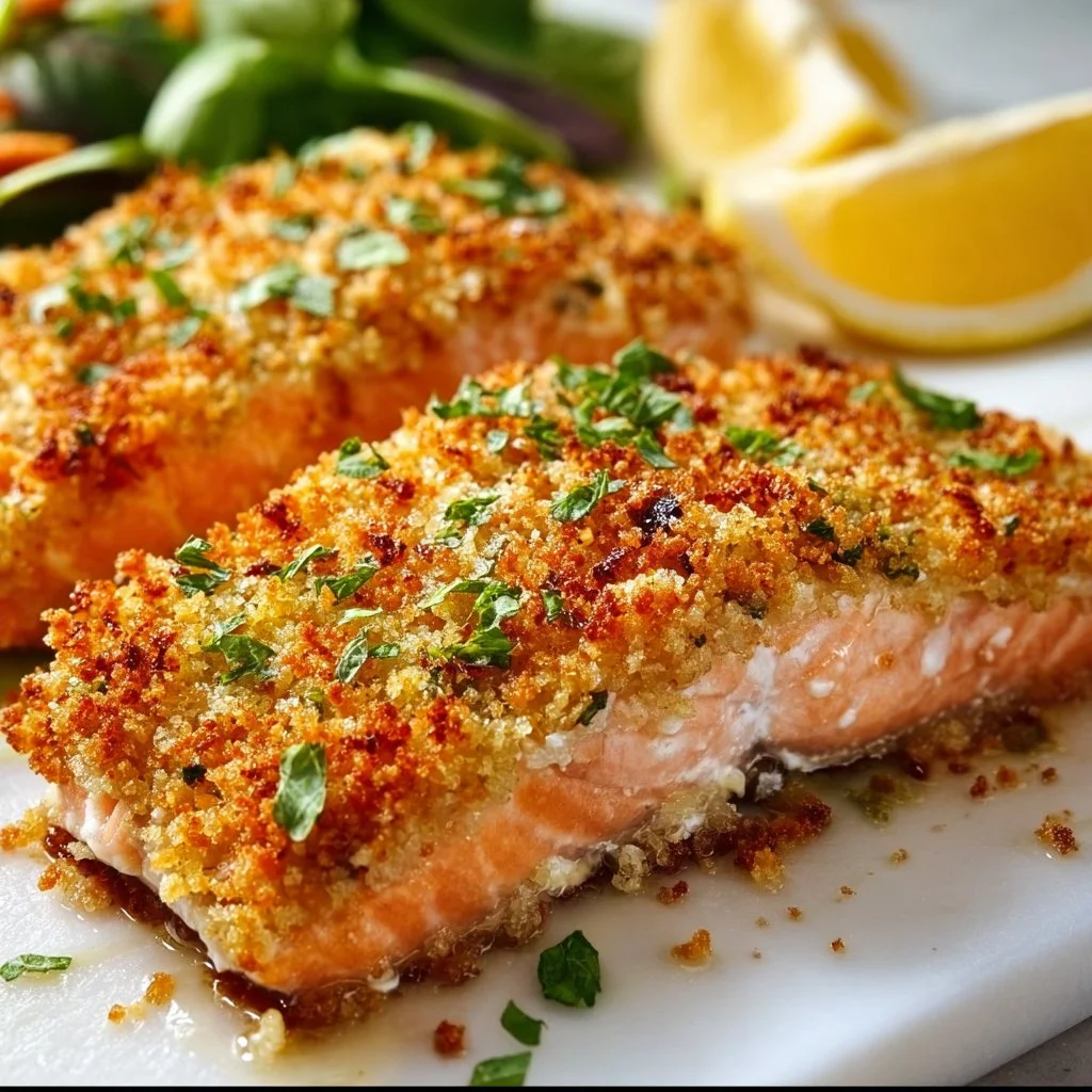 Panko Crusted Salmon 2 Panko Crusted Salmon