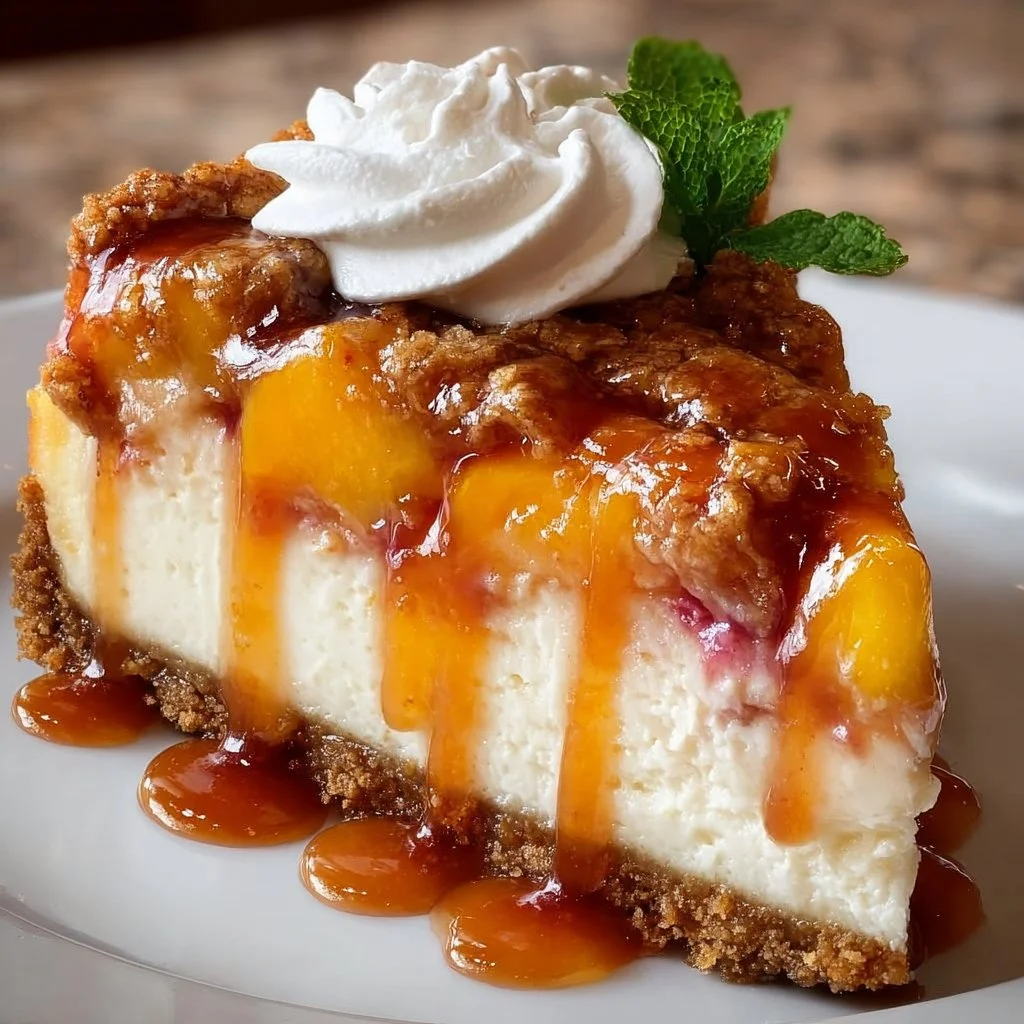 Peach Cobbler Cheesecake 2 Irresistible Peach Cobbler Cheesecake - 5 Must-Try Secrets