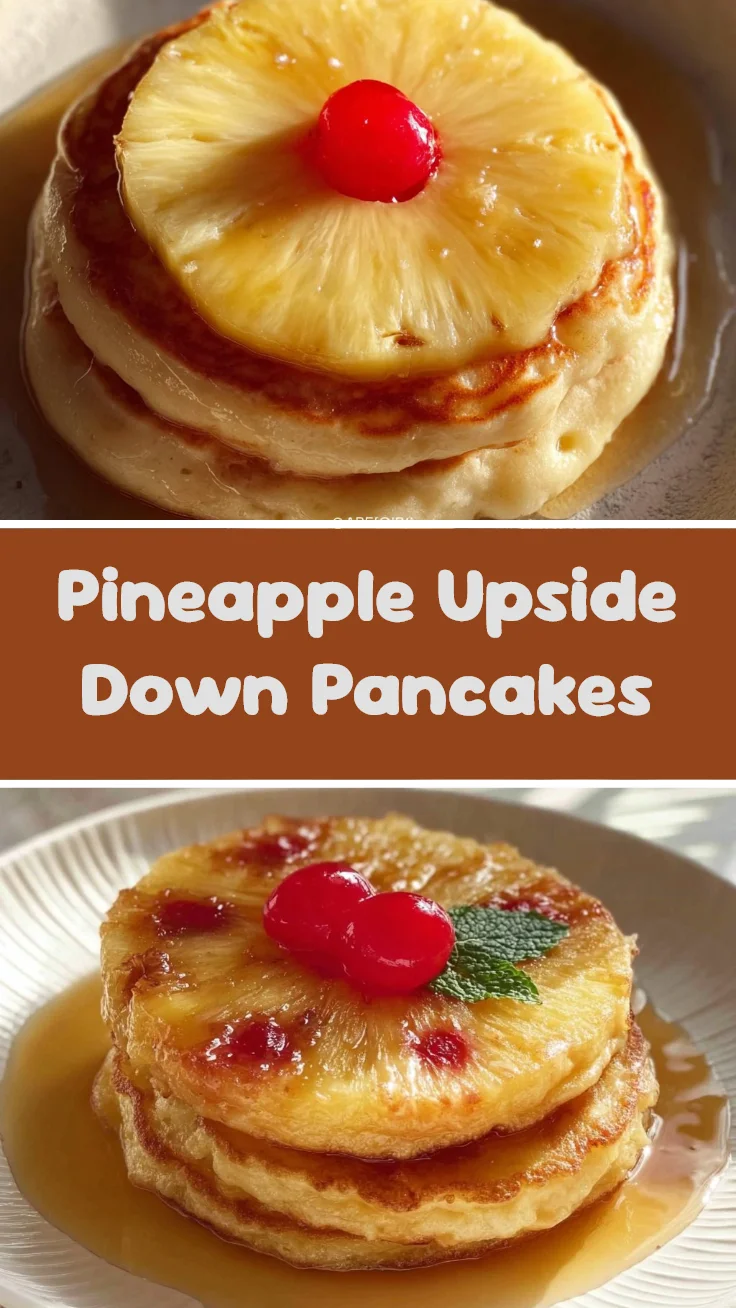 Pineapple Upside Down Pancakes 1 Pineapple Upside Down Pancakes