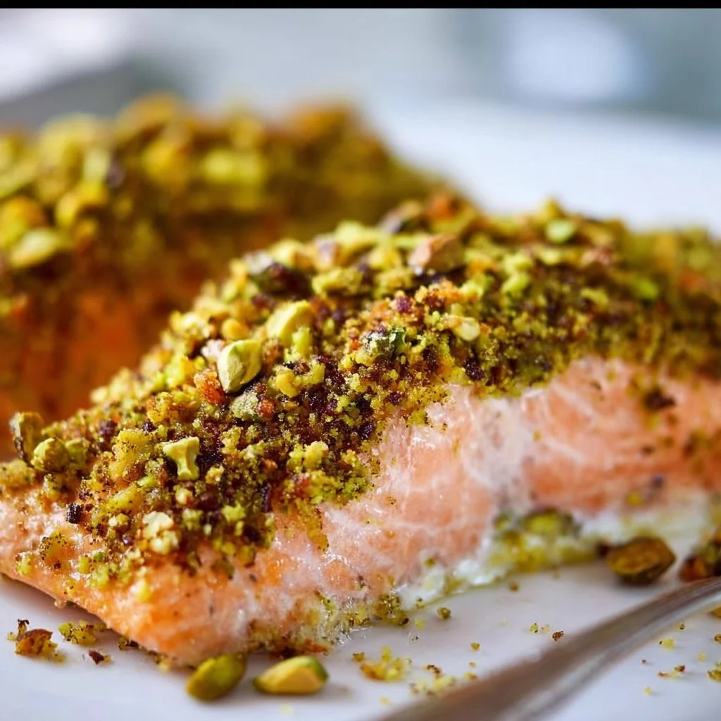 Pistachio Crusted Salmon 2 Pistachio Crusted Salmon