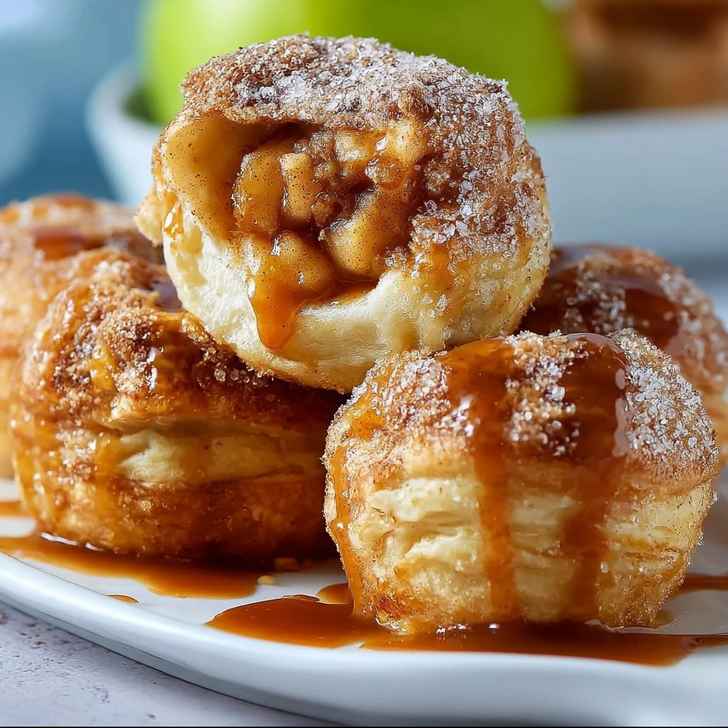Simple Caramel Apple Pie Bombs 2 Simple Caramel Apple Pie Bombs