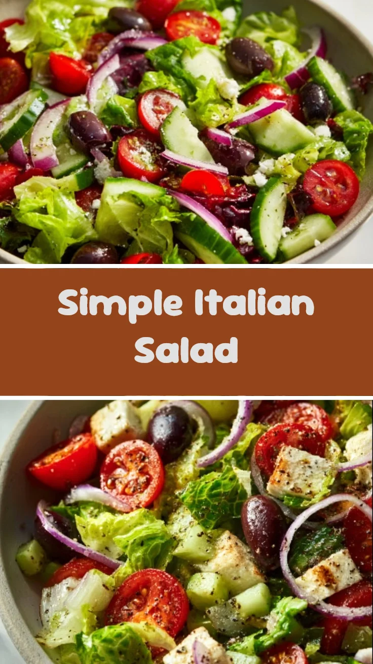 Simple Italian Salad 1 Simple Italian Salad