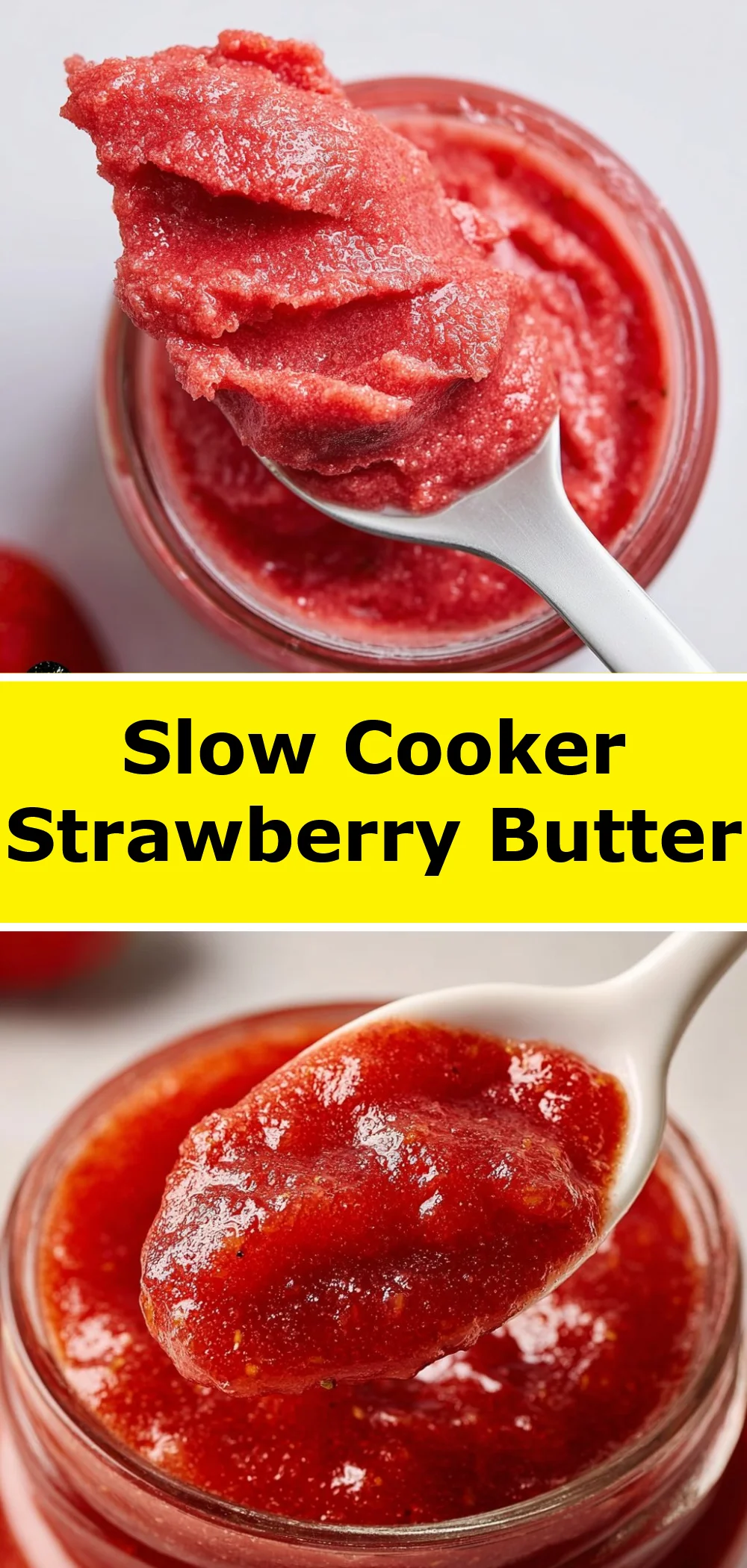 Slow Cooker Strawberry Butter 1 Slow Cooker Strawberry Butter
