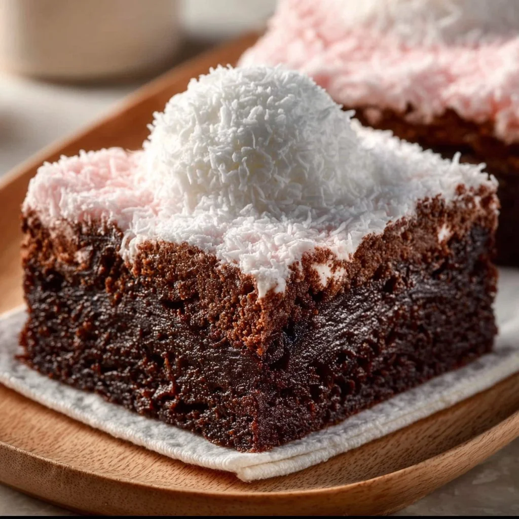 Sno Ball Brownies 2 Sno Ball Brownies Recipe