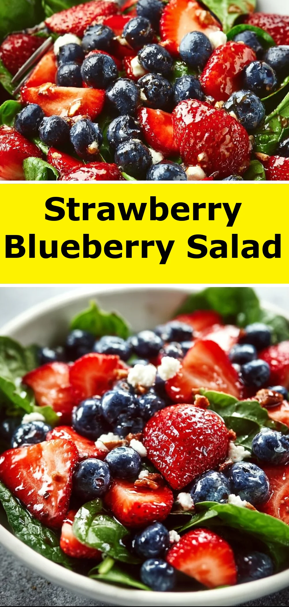 Strawberry Blueberry Salad 1 Strawberry Blueberry Salad