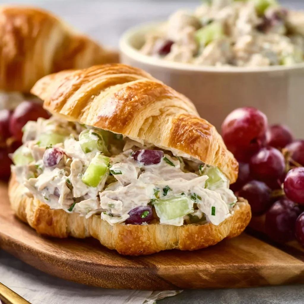 Bowl of Ultimate Chicken Salad with fresh ingredients and vibrant colors