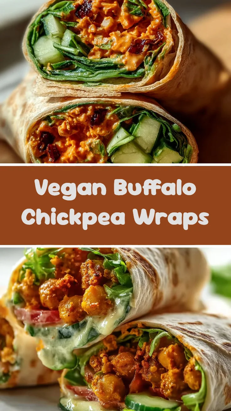 Vegan Buffalo Chickpea Wraps 1 Vegan Buffalo Chickpea Wraps