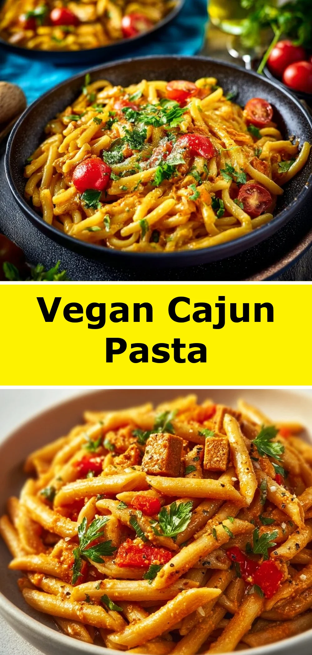 Vegan Cajun Pasta 1 Vegan Cajun Pasta