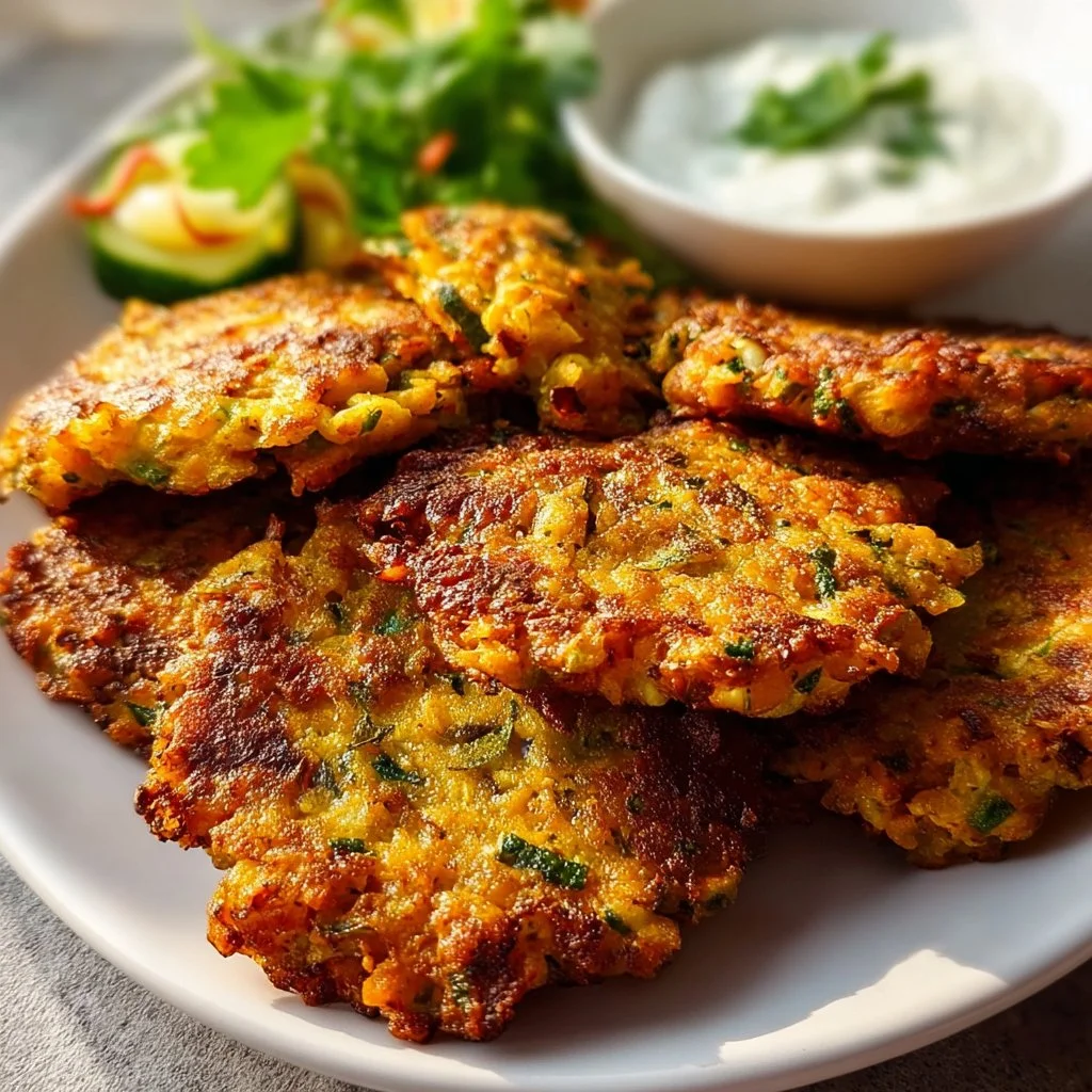 Vegetable Chickpea Fritters 2 Vegetable Chickpea Fritters