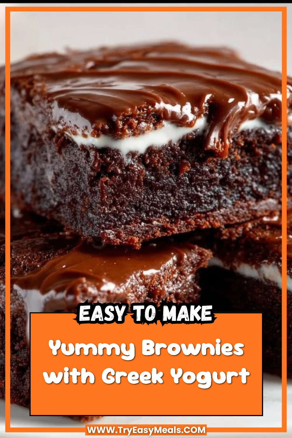 Yummy Brownies with Greek Yogurt 1 Yummy Brownies with Greek Yogurt