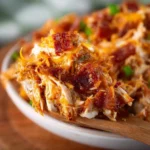 Instant Pot Crack Chicken recipe featuring creamy chicken with seasonings