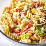 Italian Grinder Pasta Salad 3 Delicious Italian Grinder Pasta Salad with fresh vegetables and herbs