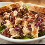 Joy's Honey Pecan Chicken Salad with fresh ingredients and nuts