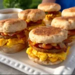 Delicious make-ahead breakfast sandwiches ready for easy morning meals.
