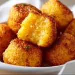 Delicious Southern-Style Honey Butter Cornbread Poppers served on a plate