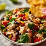 Delicious Southwestern Chicken Salad with fresh ingredients and vibrant colors
