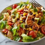 Delicious Southwestern Chopped Chicken Salad with fresh ingredients and vibrant colors