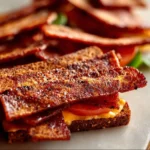 Delicious TLT Sandwich with fresh ingredients and mouthwatering flavors